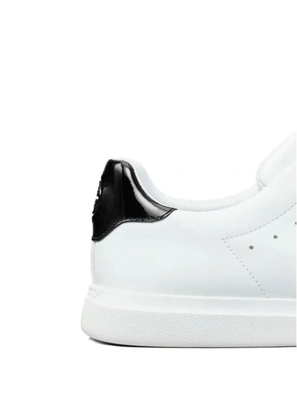 Tory Burch Howell Court leather sneakers Gold Logo Back White 8